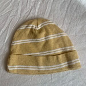 Gerber Yellow and White Striped Kids Hat